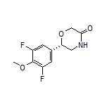 (S)-6-(3,5-Difluoro-4-methoxyphenyl)morpholin-3-one