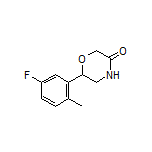 6-(5-Fluoro-2-methylphenyl)morpholin-3-one