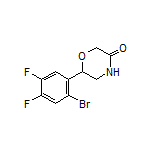 6-(2-Bromo-4,5-difluorophenyl)morpholin-3-one
