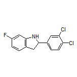 2-(3,4-Dichlorophenyl)-6-fluoroindoline