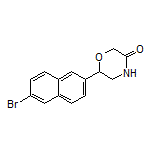 6-(6-Bromo-2-naphthyl)morpholin-3-one