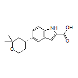 (R)-5-(2,2-Dimethyltetrahydro-2H-pyran-4-yl)-1H-indole-2-carboxylic Acid
