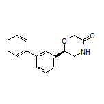 (R)-6-(3-Biphenylyl)morpholin-3-one