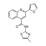 2-(Furan-2-yl)-N-(4-methylthiazol-2-yl)quinoline-4-carboxamide