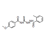 4-Methoxy-N-[2-(2-methylbenzoyl)hydrazinecarbonothioyl]benzamide
