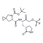 (S)-5-Boc-N-[(S)-3-oxo-1-[(S)-2-oxopyrrolidin-3-yl]-4-(trifluoromethoxy)butan-2-yl]-5-azaspiro[2.4]heptane-6-carboxamide