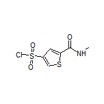 5-(Methylcarbamoyl)thiophene-3-sulfonyl Chloride