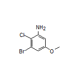 3-Bromo-2-chloro-5-methoxyaniline