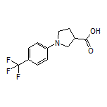 1-[4-(Trifluoromethyl)phenyl]pyrrolidine-3-carboxylic Acid