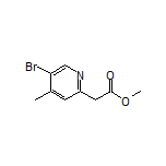 Methyl 2-(5-Bromo-4-methylpyridin-2-yl)acetate