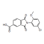 2-(5-Chloro-2-methoxyphenyl)-1,3-dioxoisoindoline-5-carboxylic Acid
