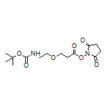 2,5-Dioxopyrrolidin-1-yl 3-[2-(Boc-amino)ethoxy]propanoate