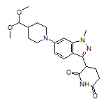 3-[6-[4-(Dimethoxymethyl)piperidin-1-yl]-1-methyl-1H-indazol-3-yl]piperidine-2,6-dione