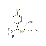 (S)-2-[[(S)-1-(4-Bromophenyl)-2,2,2-trifluoroethyl]amino]-4-methyl-1-pentanol