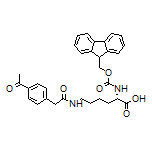 (S)-2-(Fmoc-amino)-6-[2-(4-acetylphenyl)acetamido]hexanoic Acid