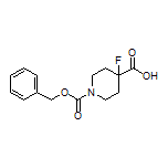 1-Cbz-4-fluoropiperidine-4-carboxylic Acid