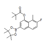 6-Fluoro-5-methyl-4-(pivaloyloxy)naphthalene-2-boronic Acid Pinacol Ester