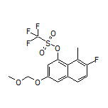7-Fluoro-3-(methoxymethoxy)-8-methylnaphthalen-1-yl Trifluoromethanesulfonate