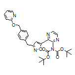 N,N-Di-Boc-3-[3-[4-[(pyridin-2-yloxy)methyl]benzyl]isoxazol-5-yl]pyrazin-2-amine
