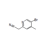 2-(5-Bromo-4-methylpyridin-2-yl)acetonitrile
