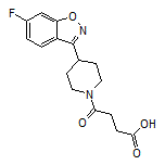 4-[4-(6-Fluorobenzo[d]isoxazol-3-yl)piperidin-1-yl]-4-oxobutanoic Acid