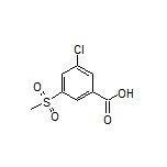 3-Chloro-5-(methylsulfonyl)benzoic Acid