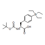 (S)-2-(Boc-amino)-3-[4-(triethylsilyl)phenyl]propanoic Acid