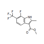 Methyl 7-Fluoro-2-methyl-6-(trifluoromethyl)-1H-indole-3-carboxylate