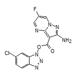 6-Chloro-1H-benzo[d][1,2,3]triazol-1-yl 2-Amino-6-fluoropyrazolo[1,5-a]pyrimidine-3-carboxylate