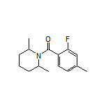 (2,6-Dimethylpiperidin-1-yl)(2-fluoro-4-methylphenyl)methanone