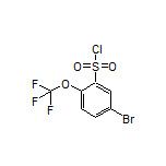 5-Bromo-2-(trifluoromethoxy)-1-benzenesulfonyl Chloride