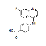 4-[(7-Fluoroquinolin-4-yl)amino]benzoic Acid