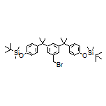 [[[[5-(Bromomethyl)-1,3-phenylene]bis(propane-2,2-diyl)]bis(4,1-phenylene)]bis(oxy)]bis(tert-butyldimethylsilane)