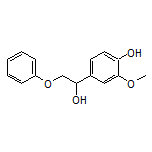 4-(1-Hydroxy-2-phenoxyethyl)-2-methoxyphenol