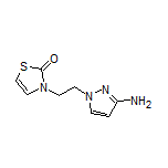3-[2-(3-Amino-1H-pyrazol-1-yl)ethyl]thiazol-2(3H)-one