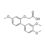 2-[(3’,4,4’-Trimethoxy-[1,1’-biphenyl]-2-yl)oxy]acetic Acid