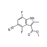 Methyl 5-Cyano-4,7-difluoro-2-methyl-1H-indole-3-carboxylate