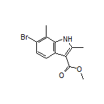 Methyl 6-Bromo-2,7-dimethyl-1H-indole-3-carboxylate
