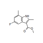 Methyl 5-Fluoro-2,7-dimethyl-1H-indole-3-carboxylate