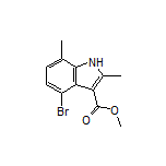 Methyl 4-Bromo-2,7-dimethyl-1H-indole-3-carboxylate