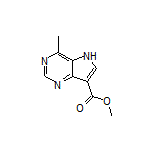 Methyl 4-Methyl-5H-pyrrolo[3,2-d]pyrimidine-7-carboxylate
