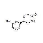 (R)-6-(3-Bromophenyl)morpholin-3-one