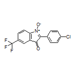 2-(4-Chlorophenyl)-3-oxo-5-(trifluoromethyl)-3H-indole 1-Oxide
