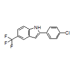 2-(4-Chlorophenyl)-5-(trifluoromethyl)-1H-indole