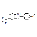 2-(4-Methoxyphenyl)-5-(trifluoromethyl)indoline