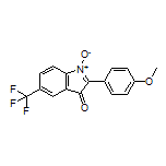 2-(4-Methoxyphenyl)-3-oxo-5-(trifluoromethyl)-3H-indole 1-Oxide