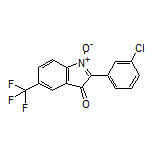 2-(3-Chlorophenyl)-3-oxo-5-(trifluoromethyl)-3H-indole 1-Oxide