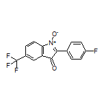 2-(4-Fluorophenyl)-3-oxo-5-(trifluoromethyl)-3H-indole 1-Oxide