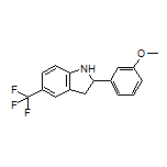 2-(3-Methoxyphenyl)-5-(trifluoromethyl)indoline