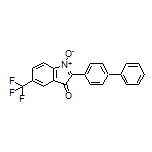 2-(4-Biphenylyl)-3-oxo-5-(trifluoromethyl)-3H-indole 1-Oxide